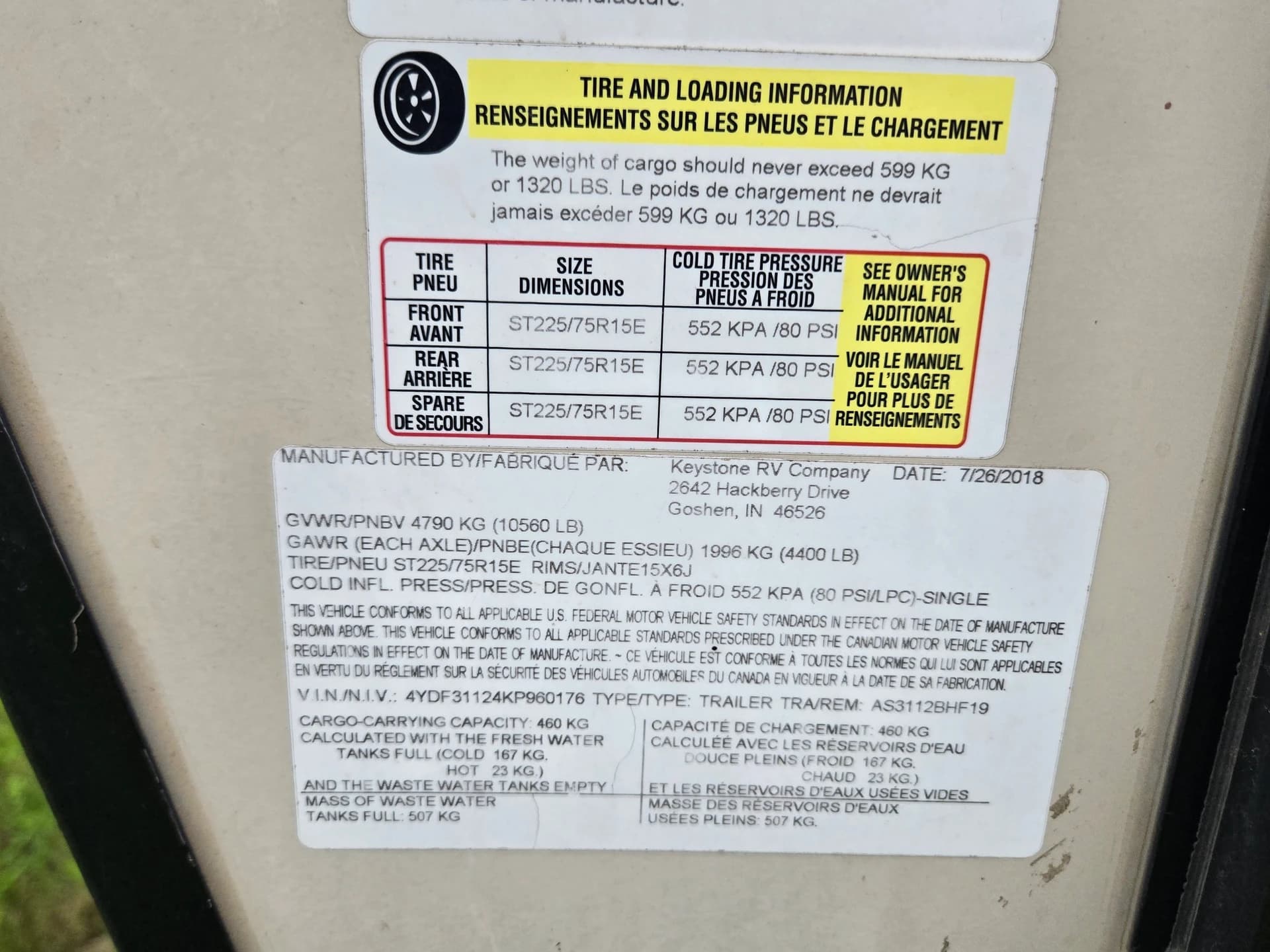 2019 Keystone Atlas 3112BHF — photo 14 of 15