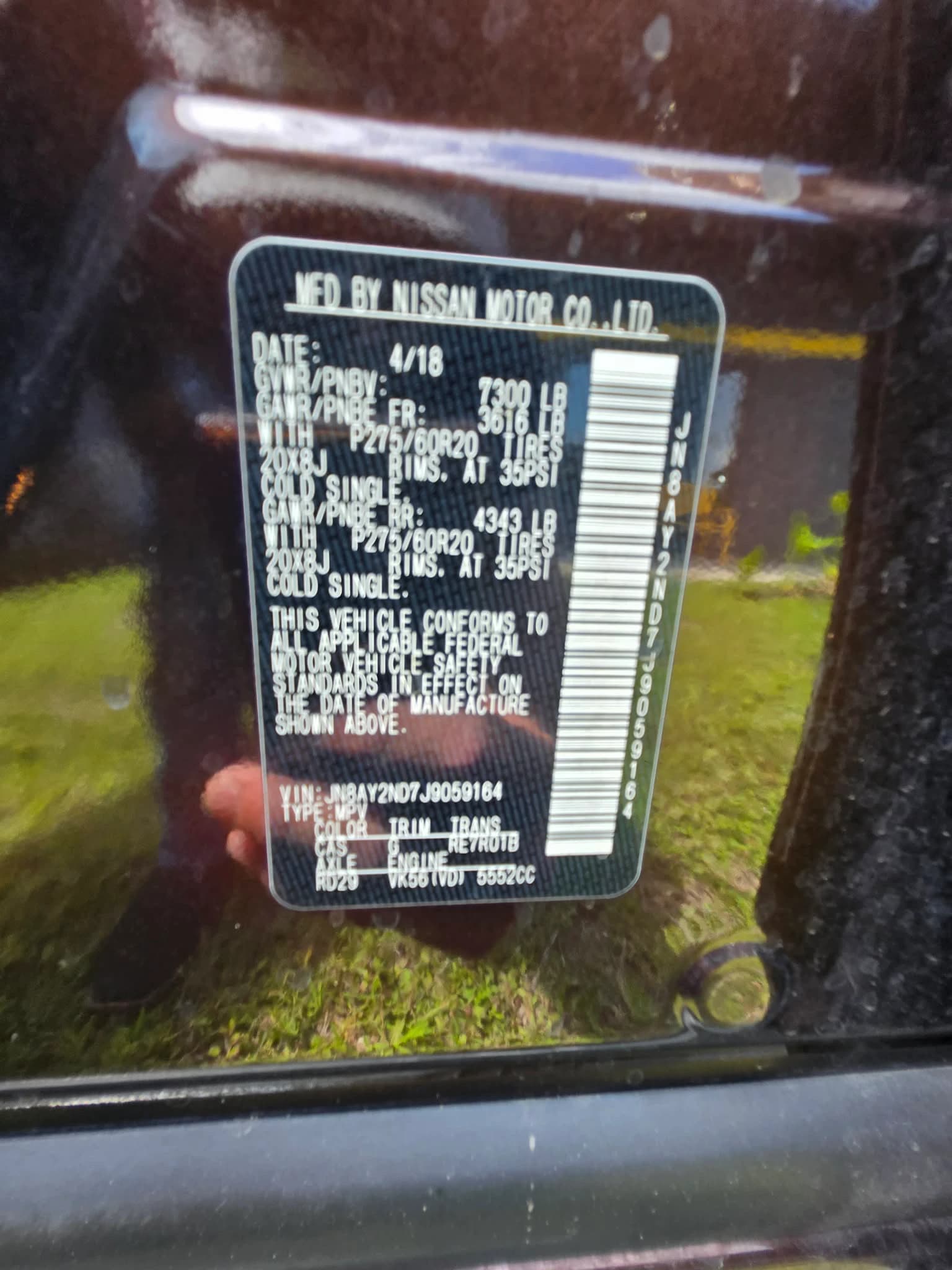 2018 Nissan Armada SL — photo 12 of 13