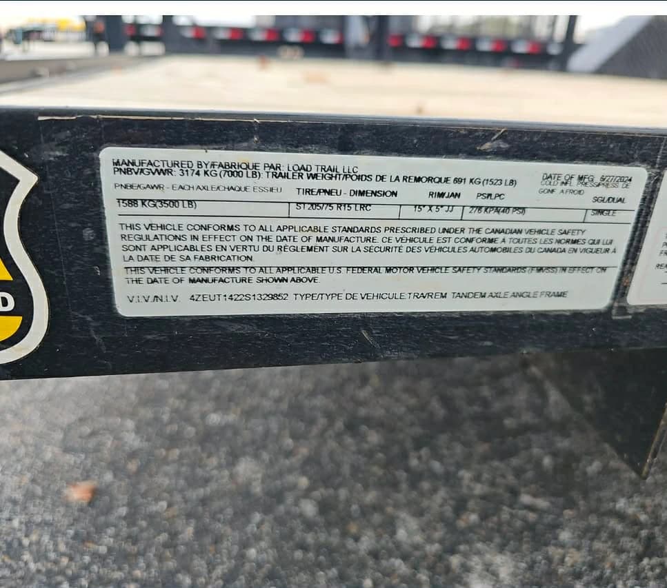 2024 Load Trail Utility trailer — photo 7 of 7