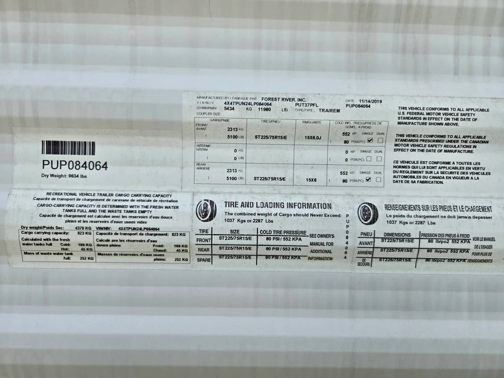 2020 Forest River Palomino PUMA37PFL — photo 14 of 14