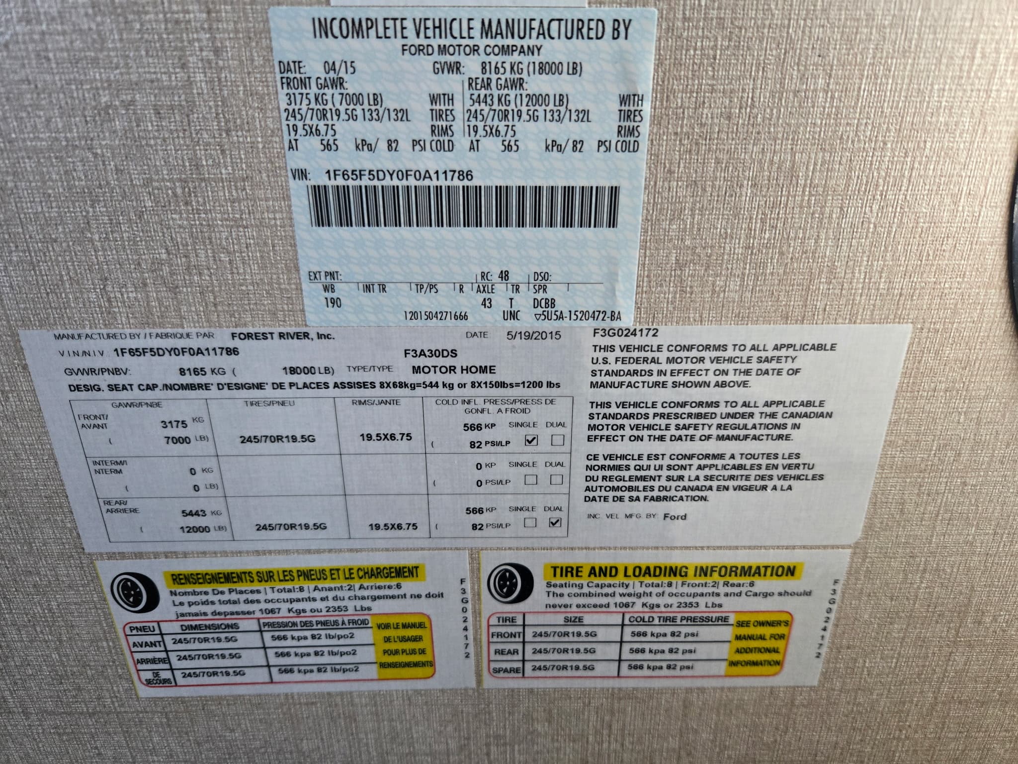 2015 Forest River FR3 30DS — photo 31 of 31